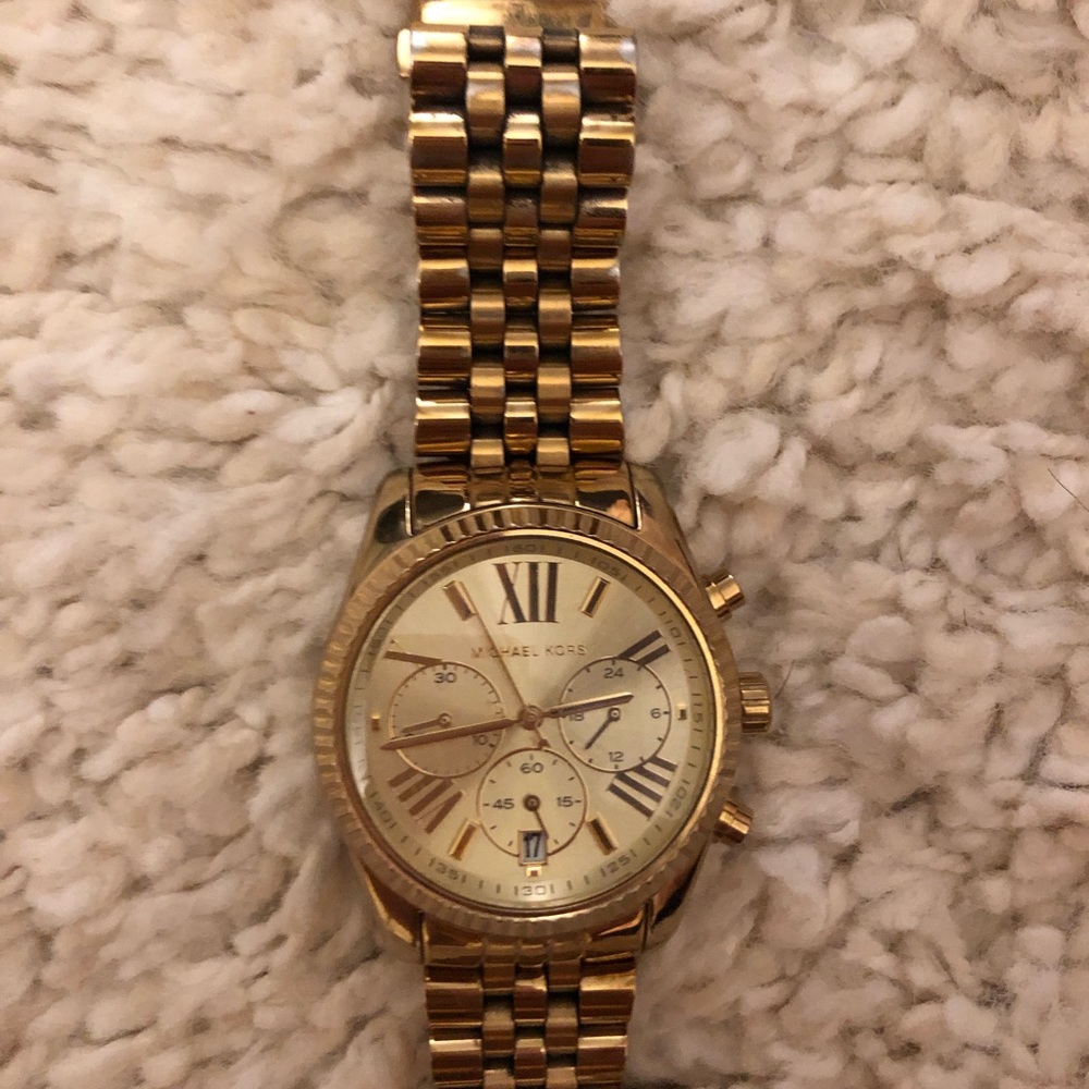 Michael Kors Lexington Gold Watch